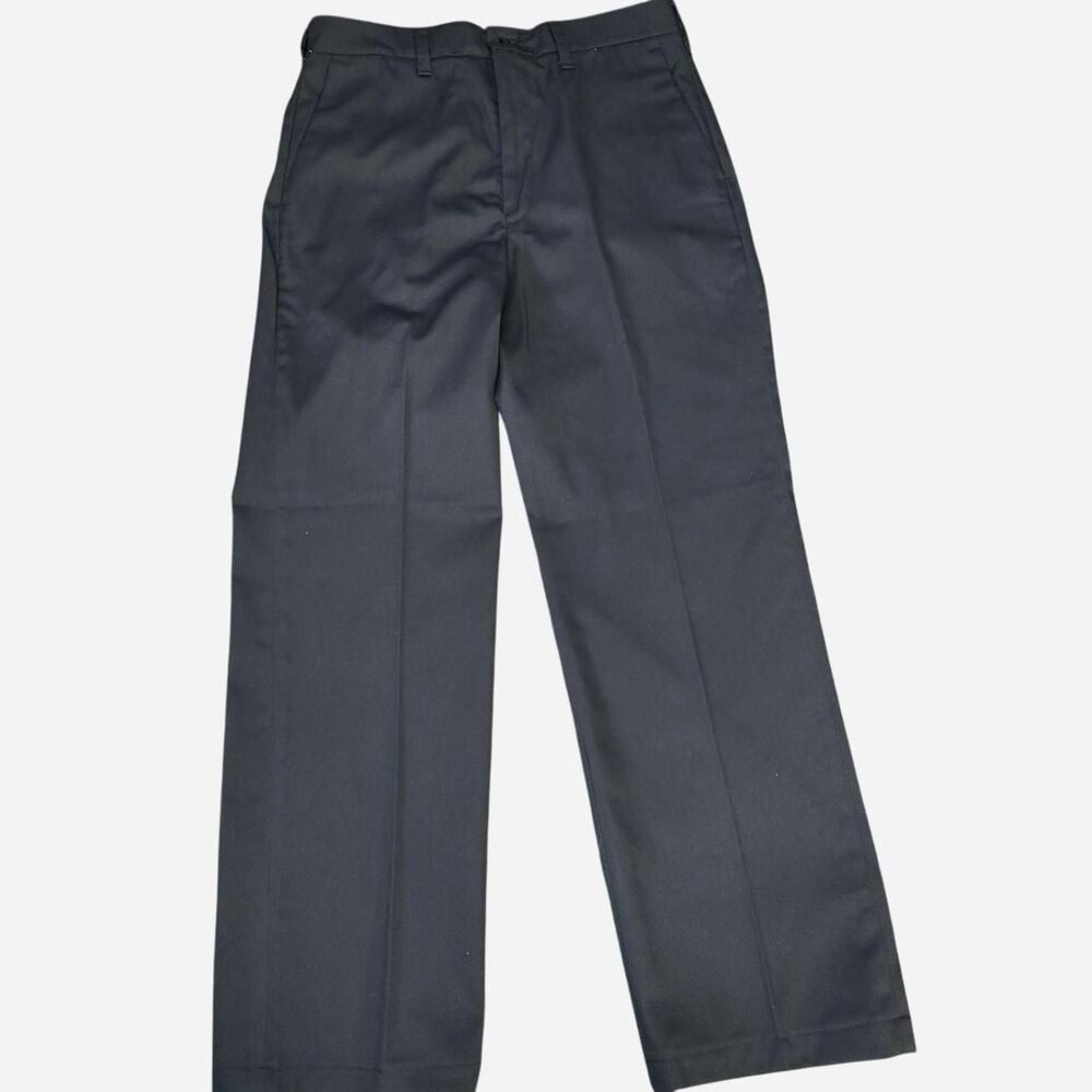 Vintage 70's Wrangler Men's Navy workwear Trousers scovill zipper size 31